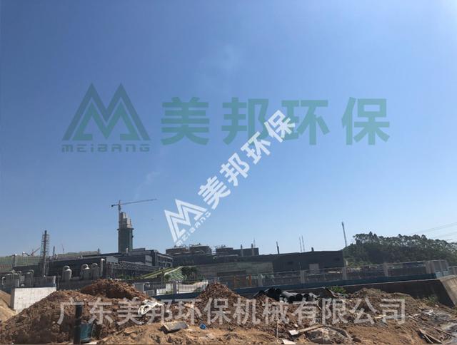 廣東某工地打樁泥漿脫水現(xiàn)場視頻